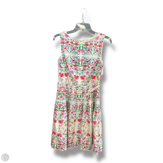 Dress Casual Midi By Talbots In Floral Print, Size: 4p