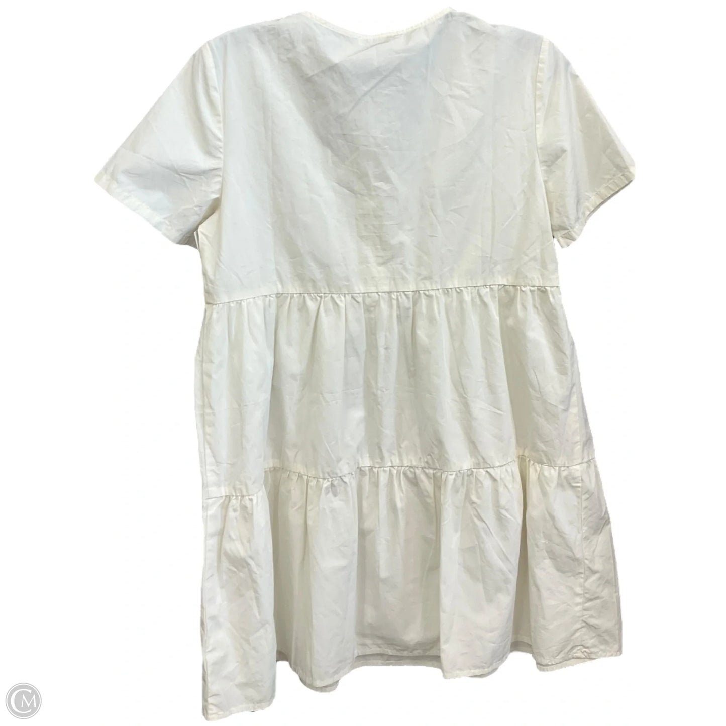 Dress Casual Midi By Madewell In Cream, Size: S