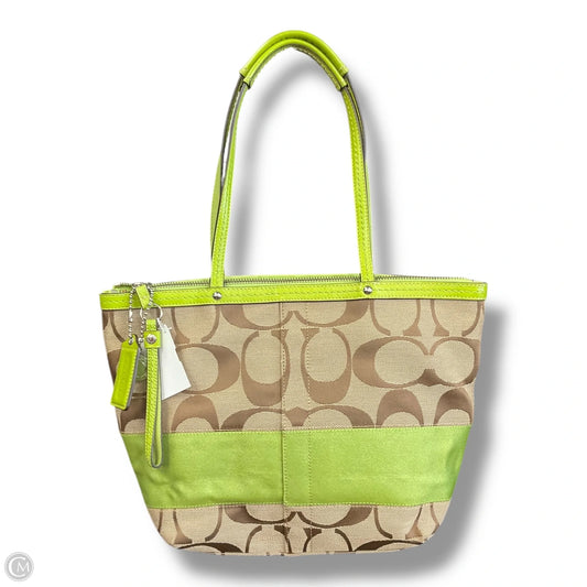 Handbag Designer By Coach, Size: Medium