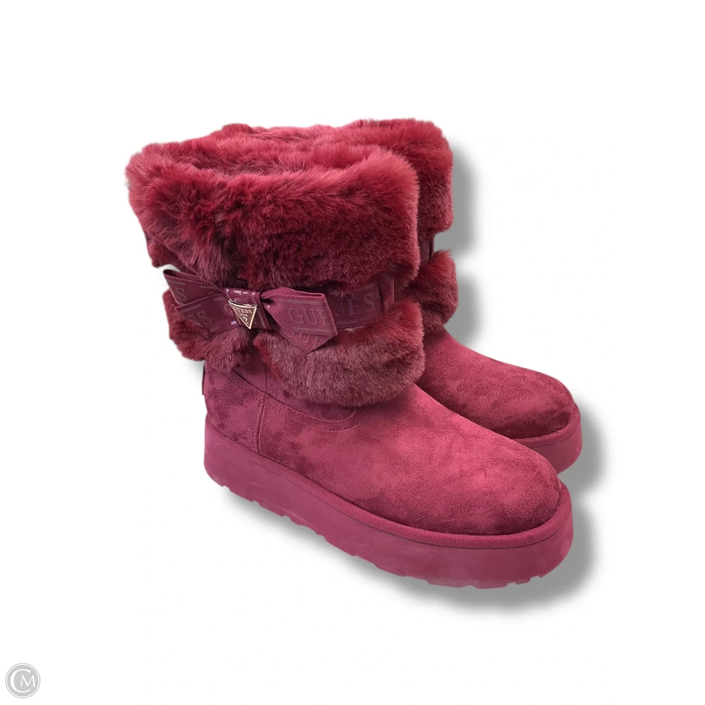 Boots Snow By Guess In Red, Size: 10