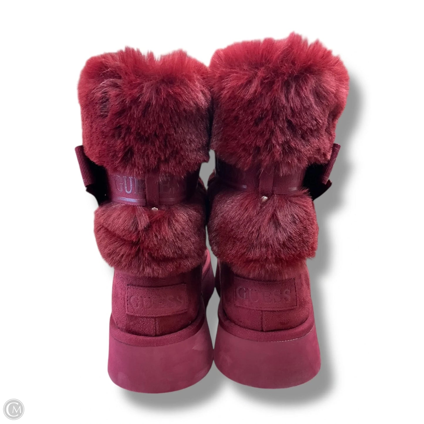 Boots Snow By Guess In Red, Size: 10