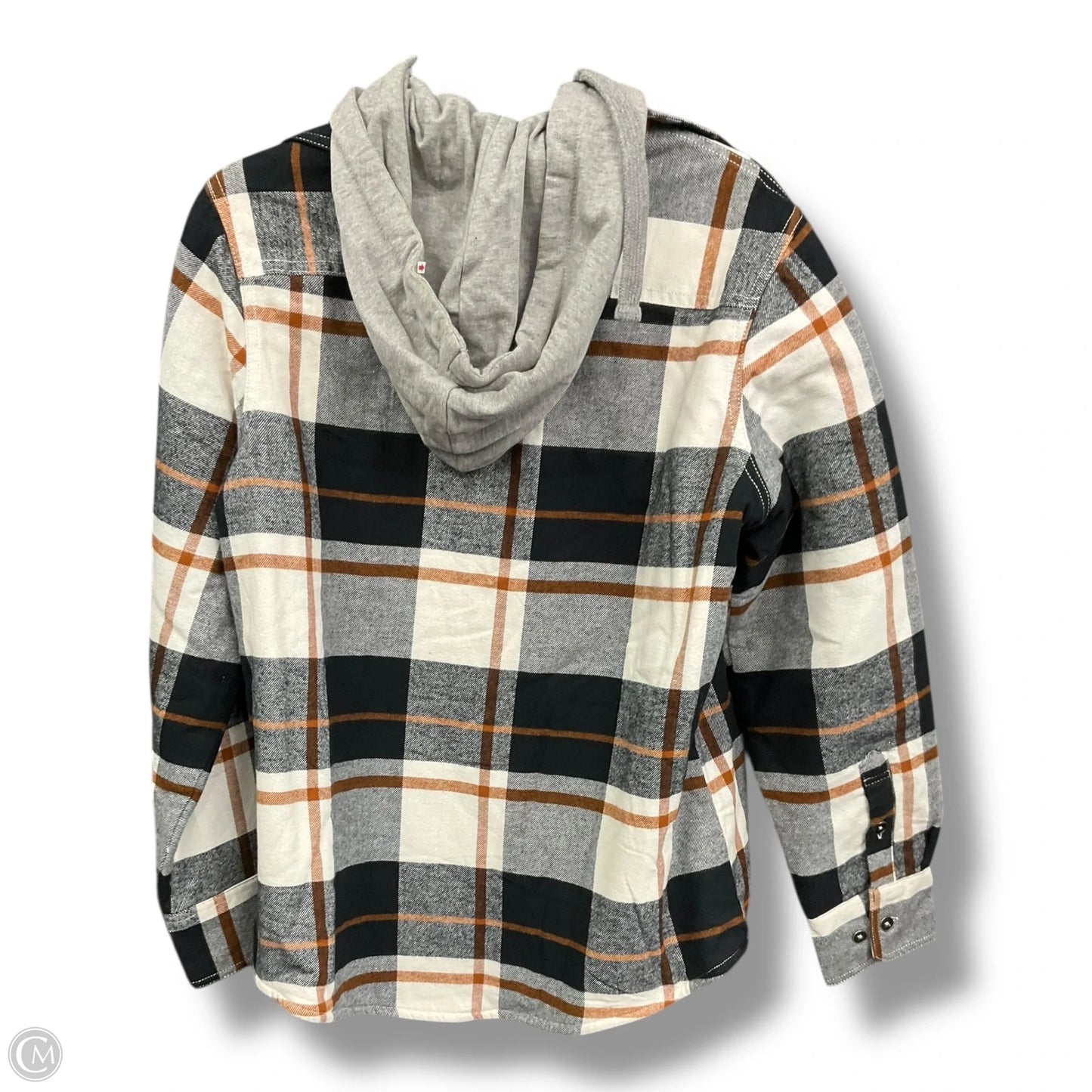 Jacket Shirt By Natural Reflections In Multi-colored, Size: L
