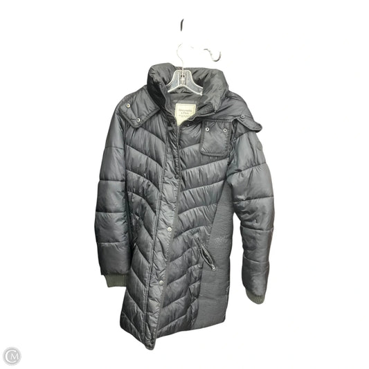 Coat Puffer & Quilted By Abercrombie And Fitch In Black, Size: M