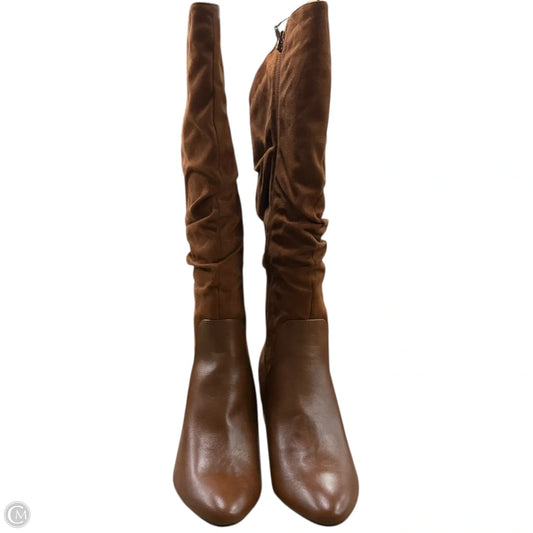 Boots Knee Heels By Life Stride In Brown, Size: 10
