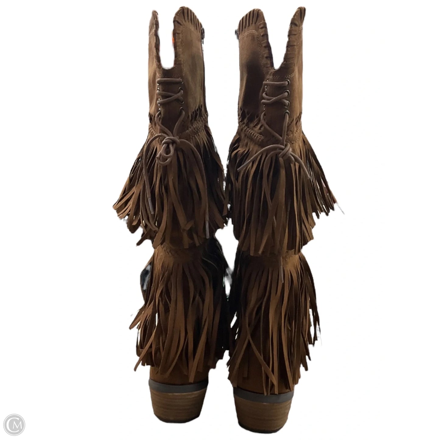 Boots Knee Flats By Not Rated In Brown, Size: 11