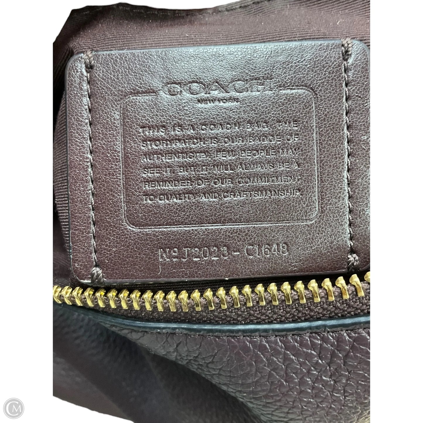 Handbag Designer By Coach, Size: Large