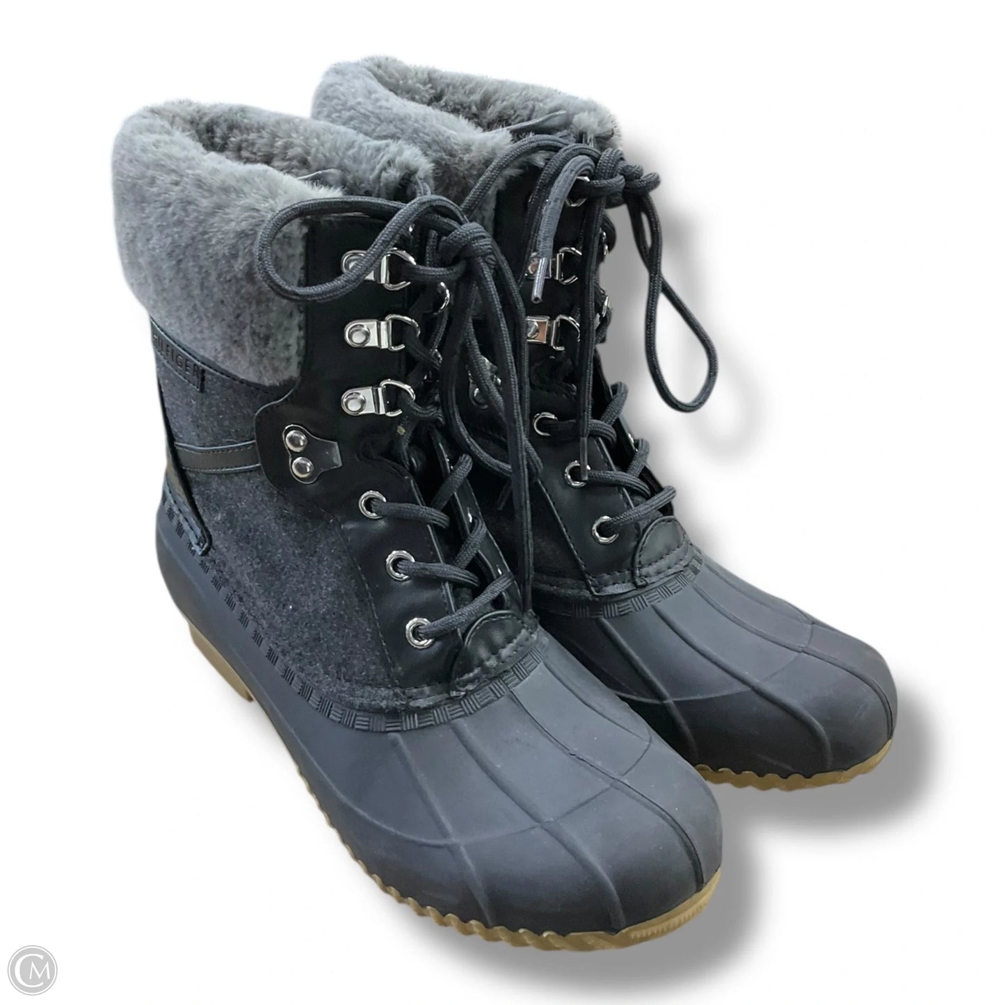 Boots Snow By Tommy Hilfiger In Black, Size: 8
