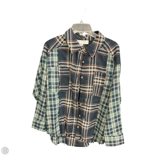 Blouse Long Sleeve By New In In Multi-colored, Size: S