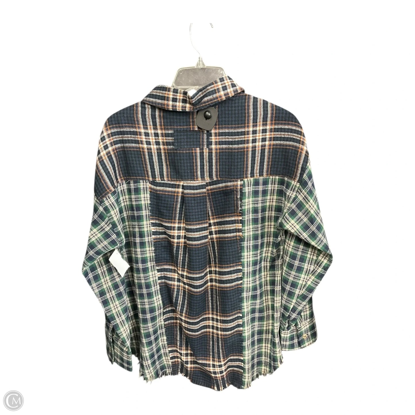 Blouse Long Sleeve By New In In Multi-colored, Size: S