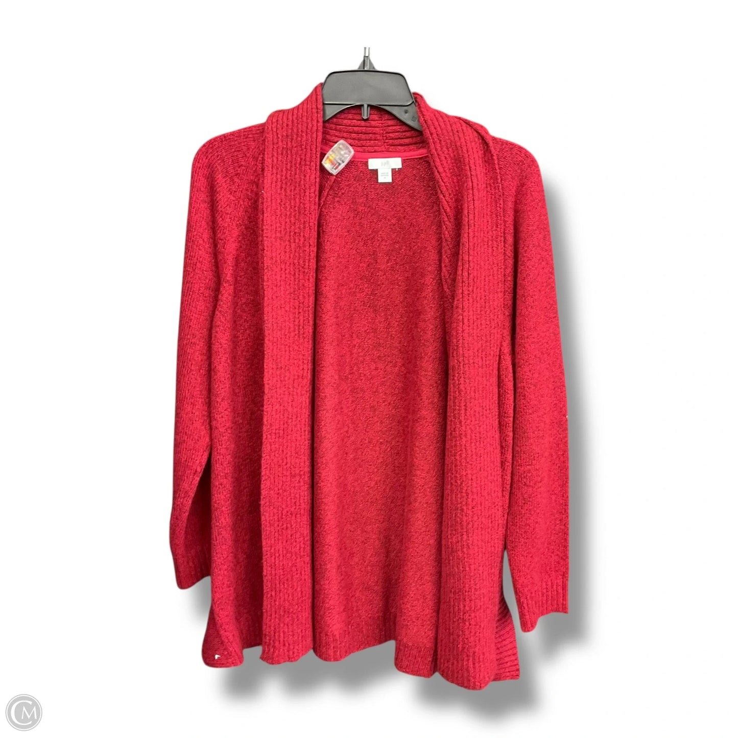 Sweater Cardigan By J. Jill In Red, Size: S