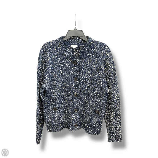 Cardigan By J. Jill In Navy, Size: Lp