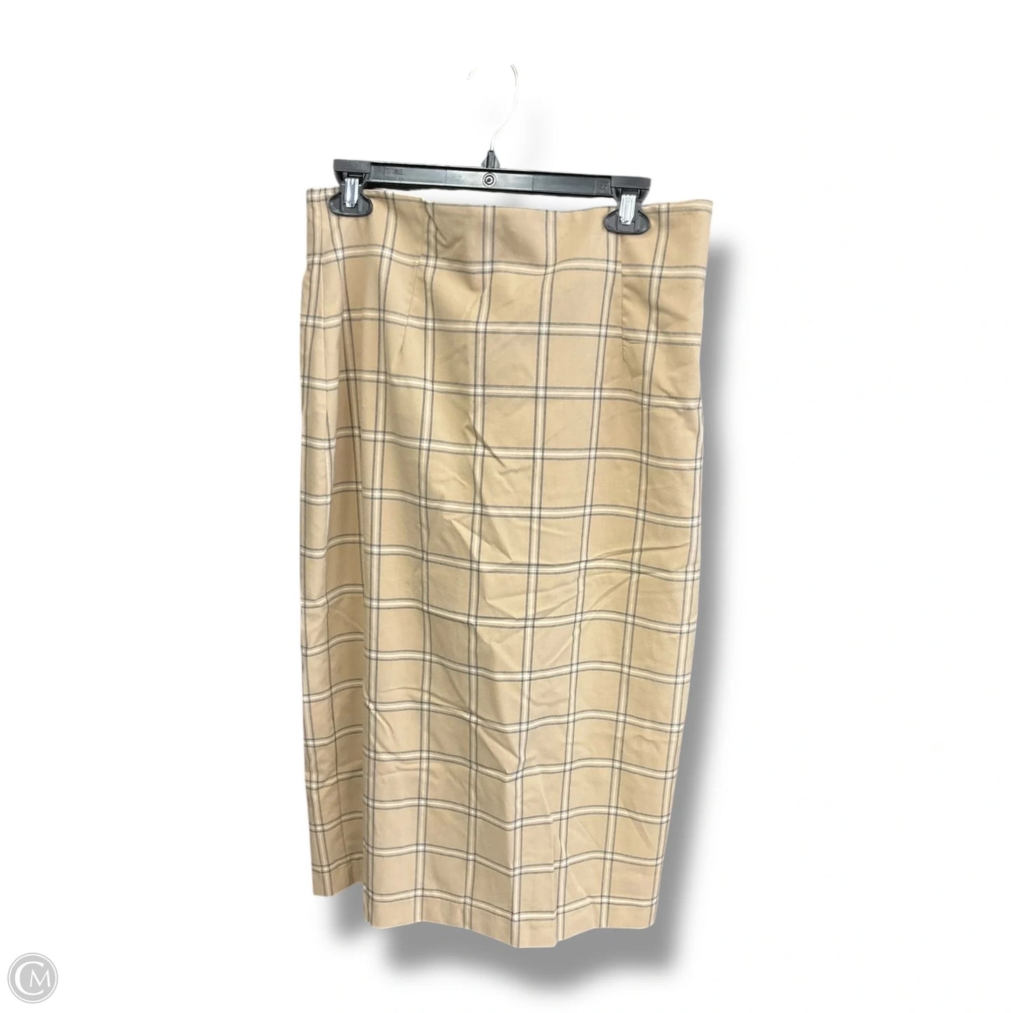 Skirt Midi By Eva Mendes In Tan, Size: 12