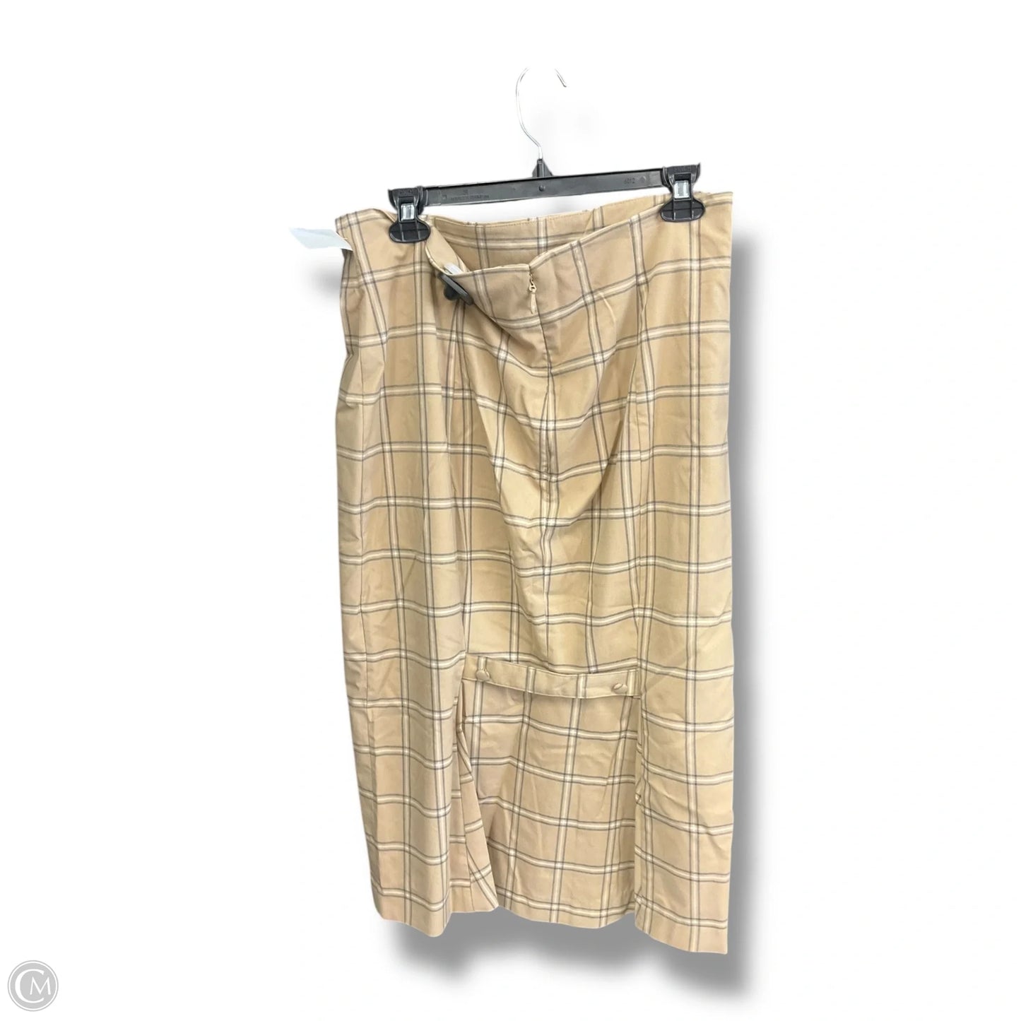 Skirt Midi By Eva Mendes In Tan, Size: 12