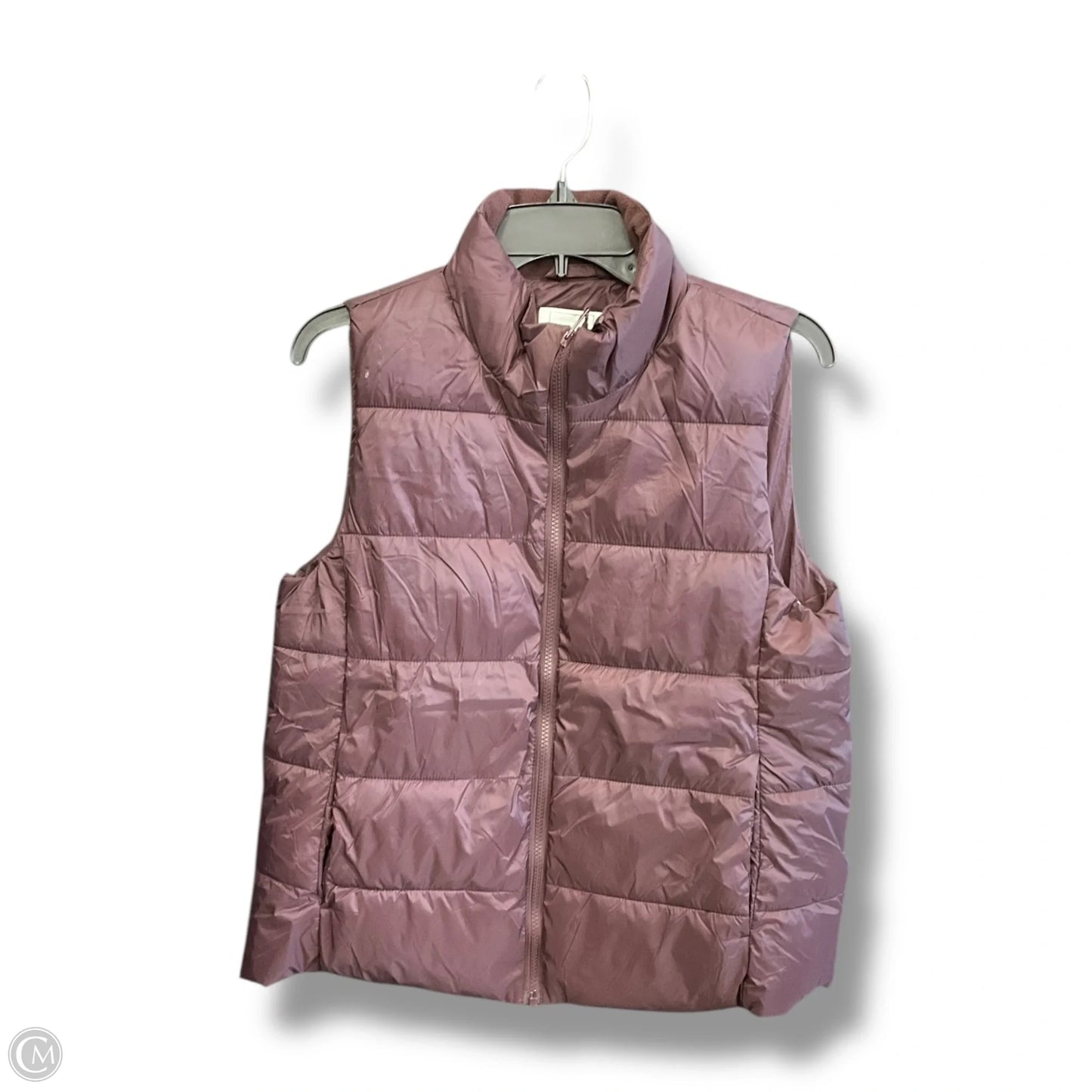Vest Puffer & Quilted By Gap In Maroon, Size: M