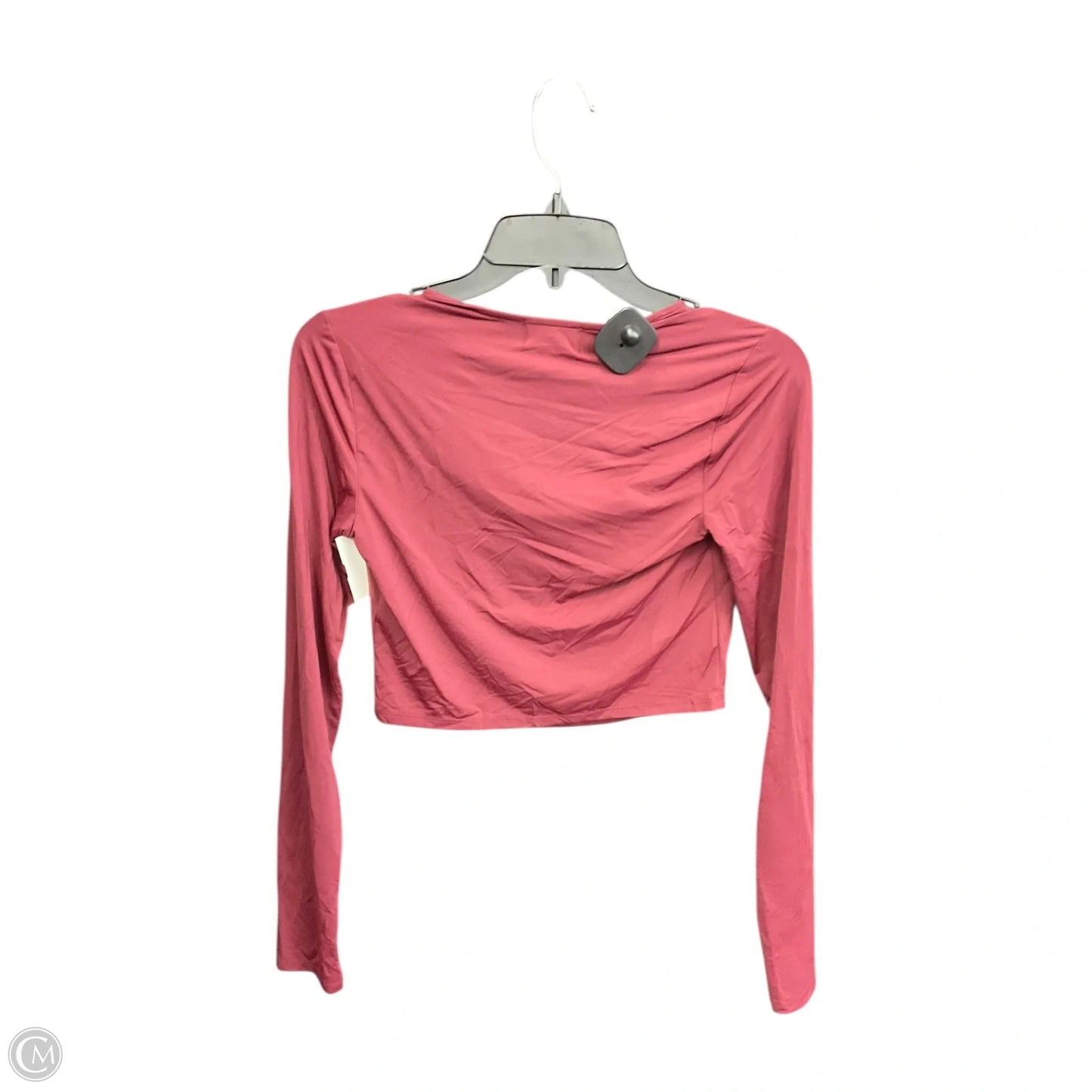 Top Long Sleeve By Open Edit In Red, Size: S
