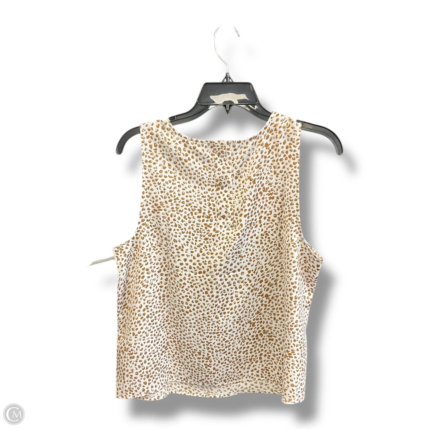 Top Sleeveless By J. Crew In Animal Print, Size: M