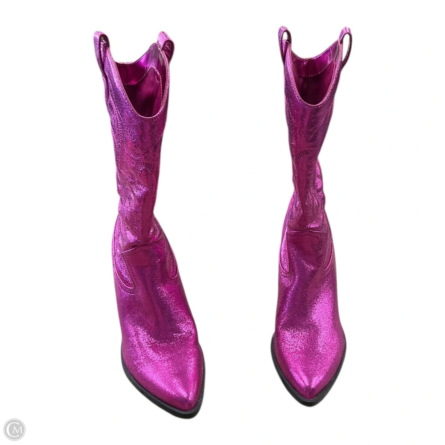 Boots Western By Nine West In Pink, Size: 7