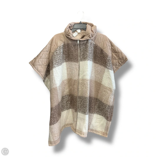 Shawl By Clothes Mentor In Tan, Size: Xl