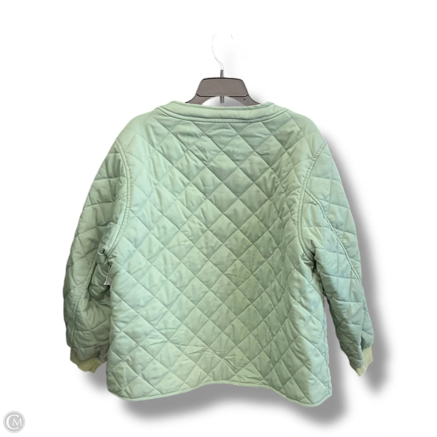 Jacket Puffer & Quilted By Shein In Green, Size: 2x