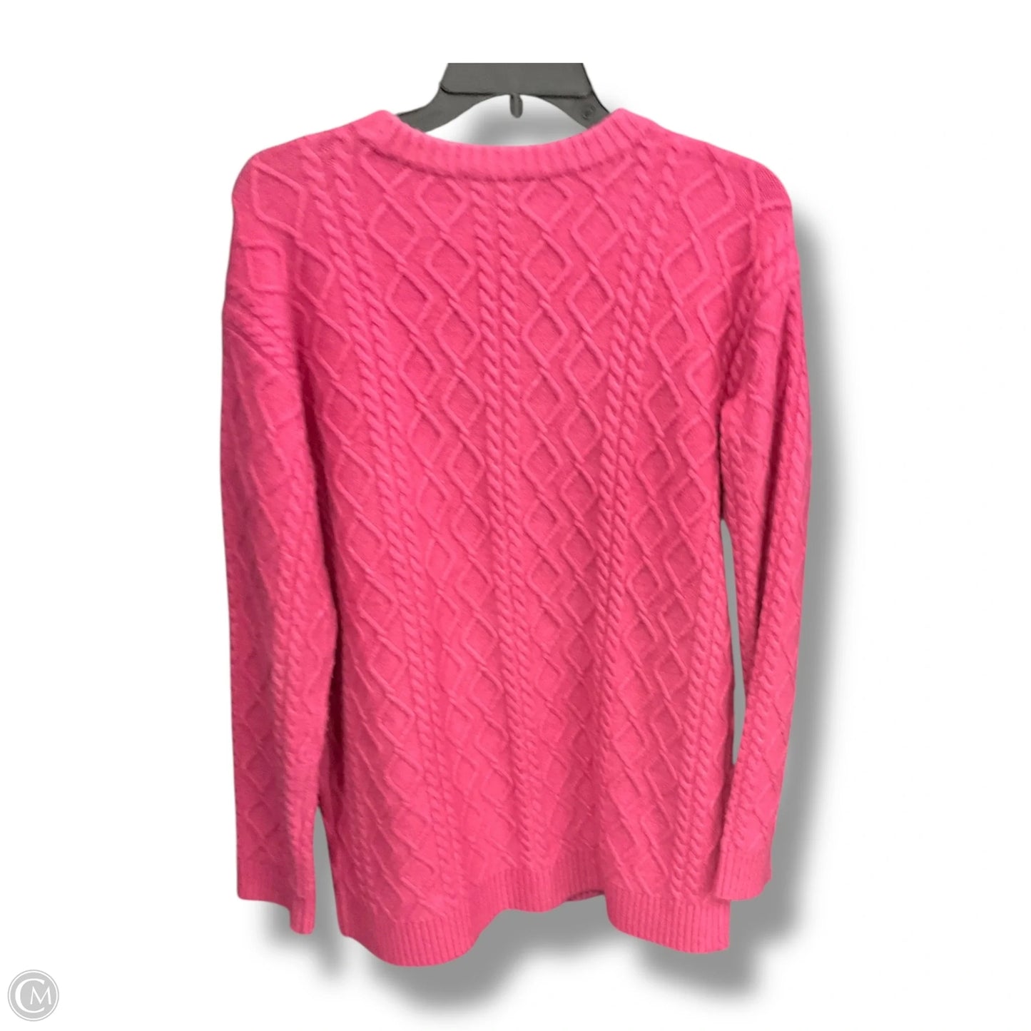 Sweater Cardigan By Talbots In Pink, Size: S