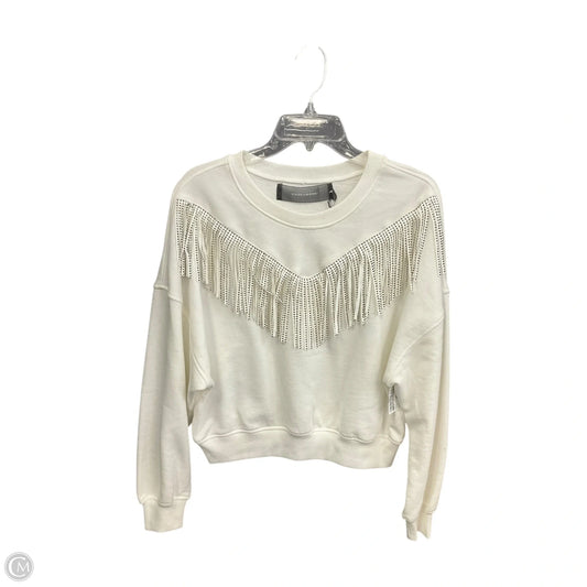 Top Long Sleeve By Clothes Mentor In Ivory, Size: S