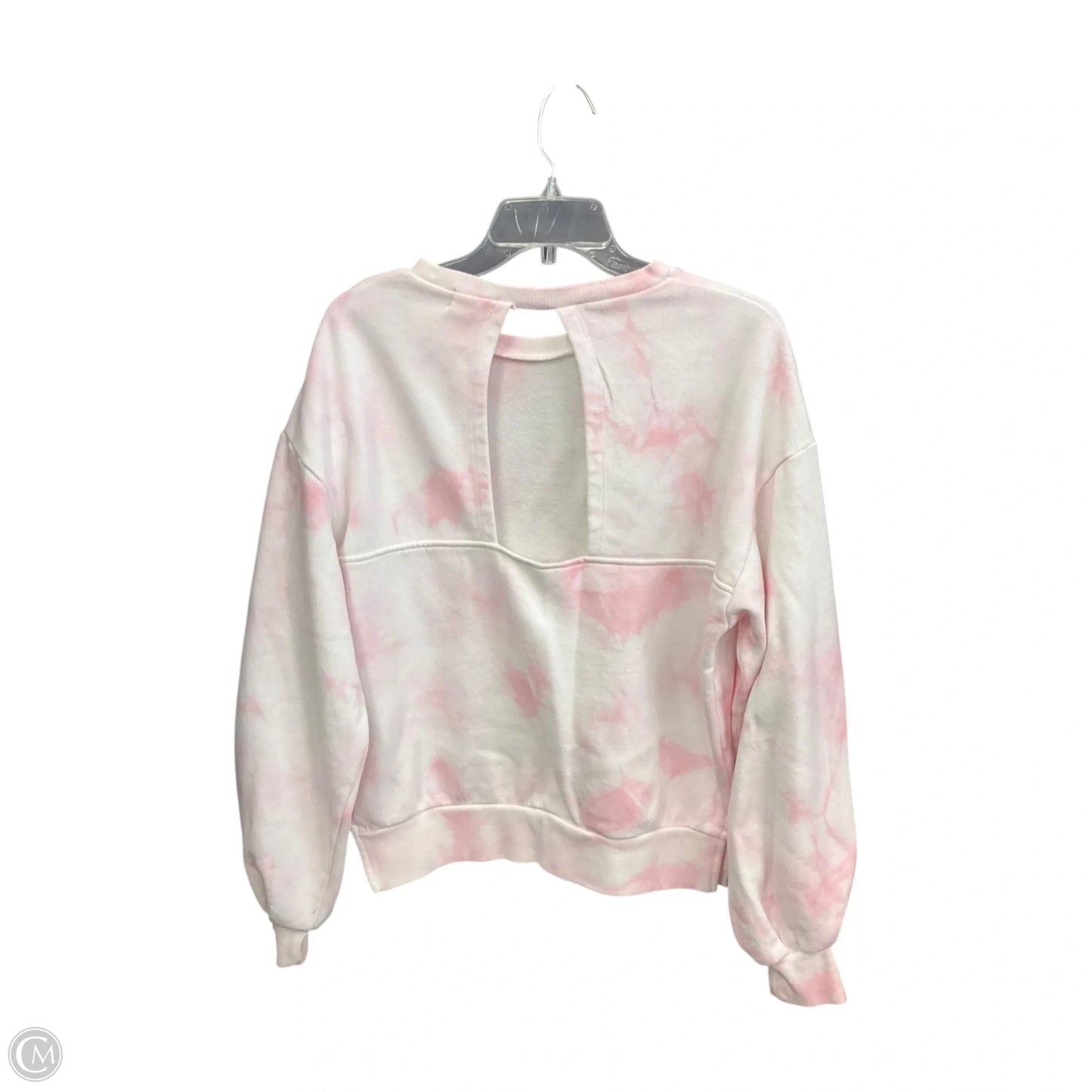 Sweatshirt Crewneck By World Market In Pink & White, Size: Osfm