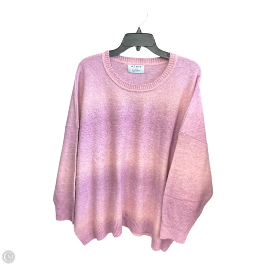 Sweater By Old Navy In Ombre Print, Size: 3x