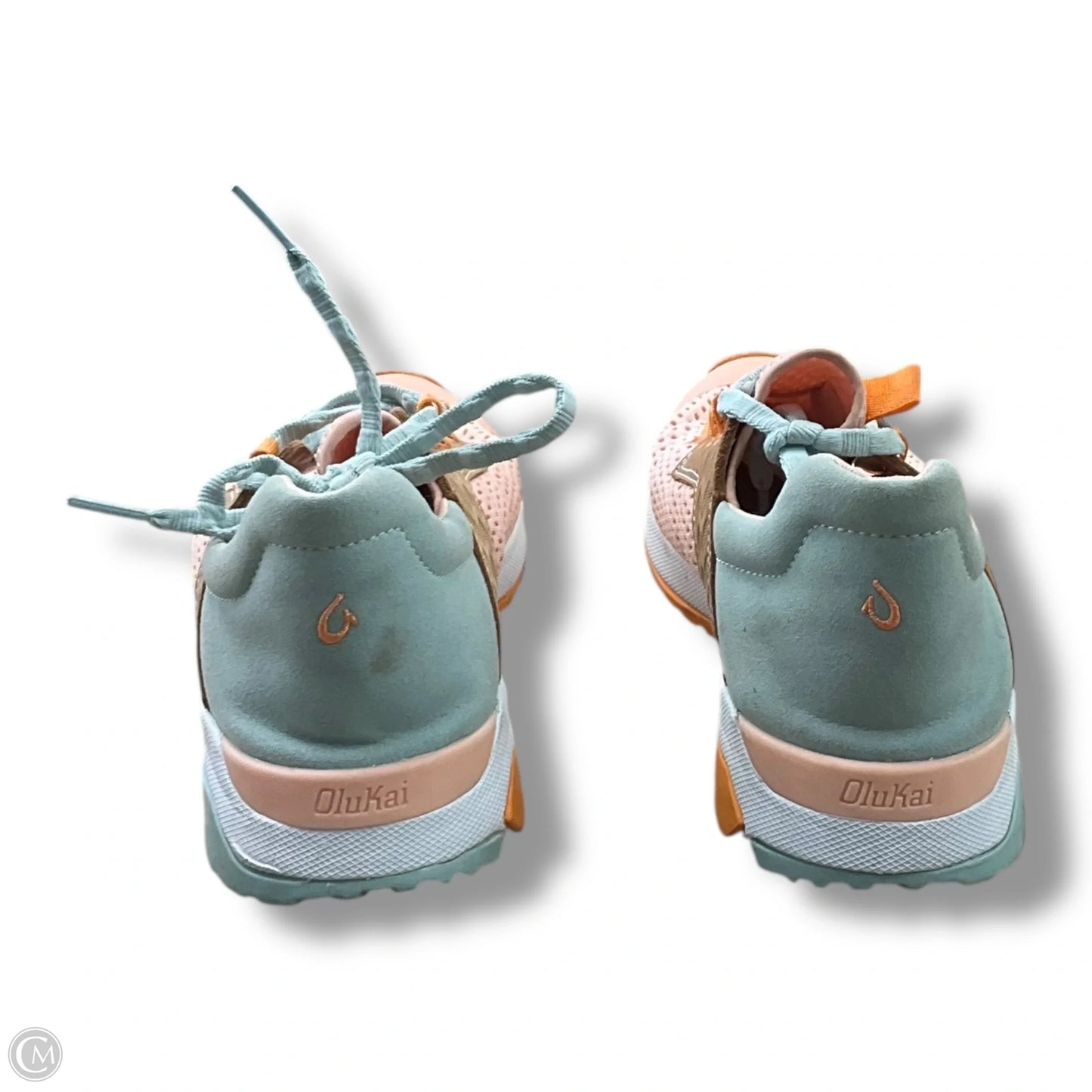 Shoes Athletic By Olukai In Green & Orange, Size: 9