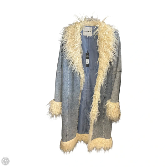 Jacket Denim By Fashion Nova In Blue Denim, Size: S