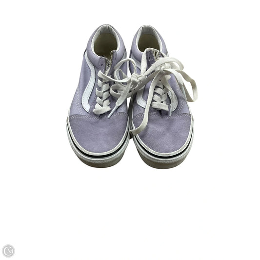 Shoes Sneakers By Vans In Purple, Size: 5