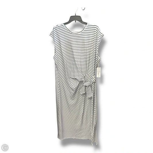 Dress Casual Maxi By Liz Claiborne In Striped Pattern, Size: Xxl