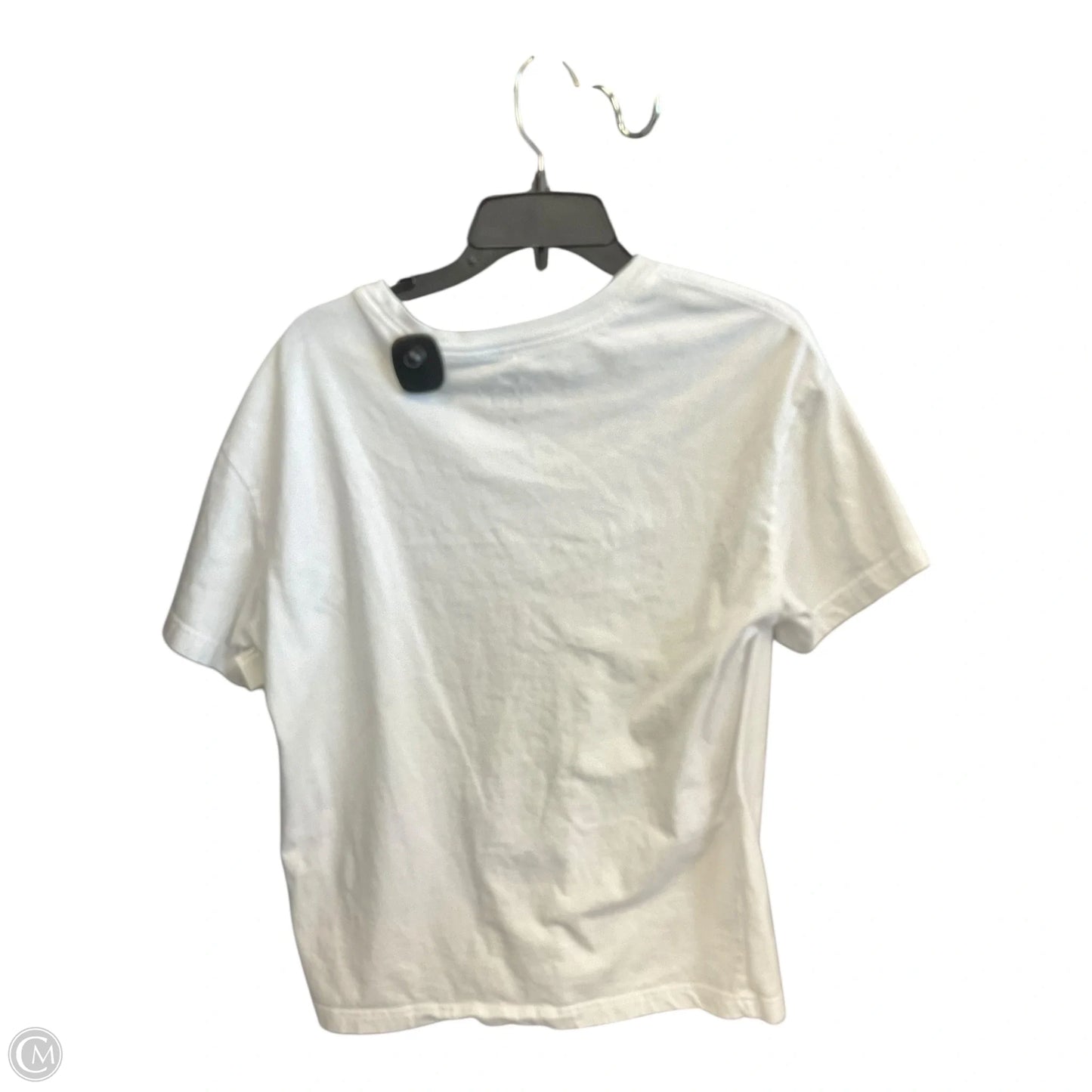 Athletic Top Short Sleeve By Nike Apparel In White, Size: M