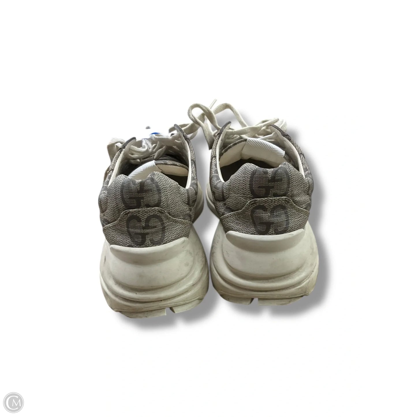 Shoes Luxury Designer By Gucci In Tan, Size: 6.5