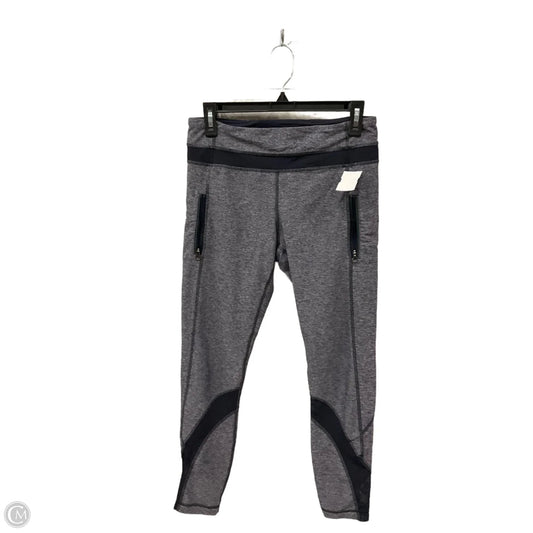 Athletic Leggings By Lululemon In Grey, Size: M