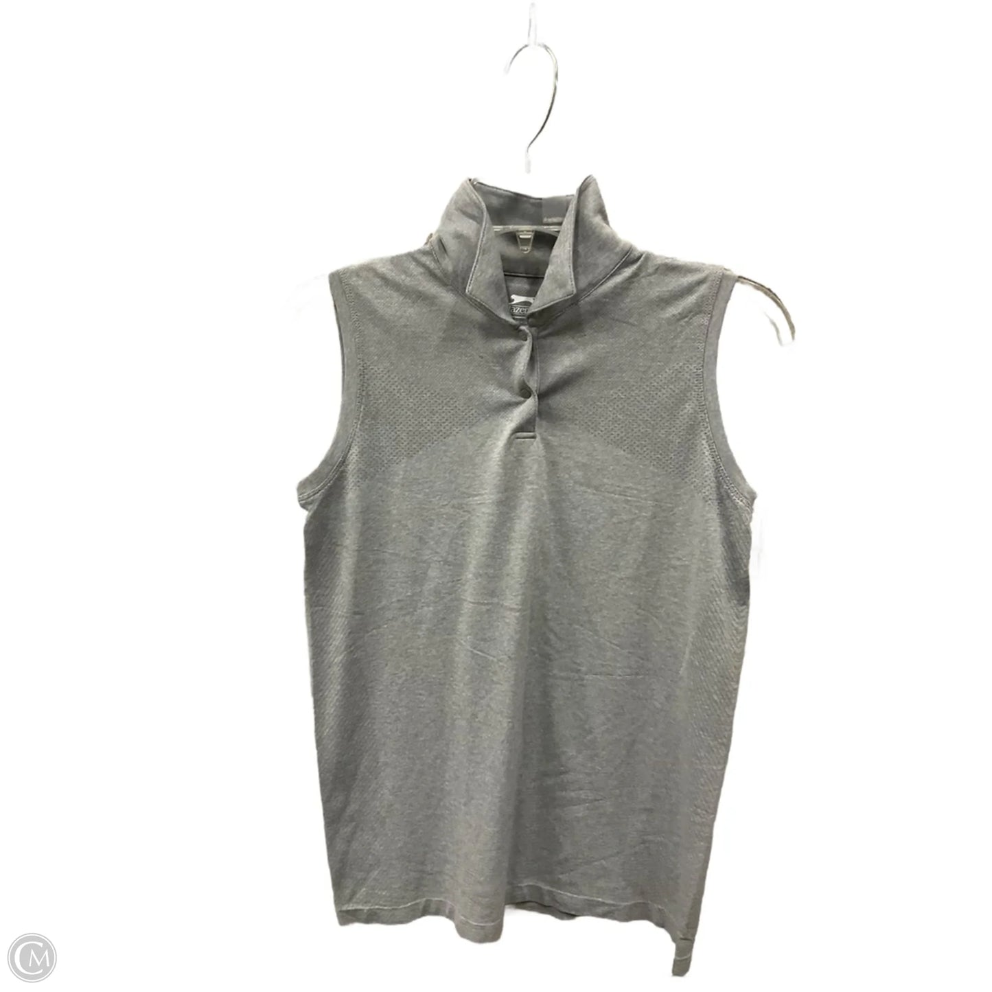 Athletic Tank Top By Slazenger In Grey, Size: S