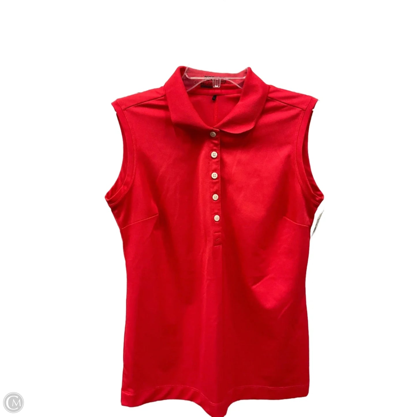 Athletic Tank Top By Nike Apparel In Coral, Size: M