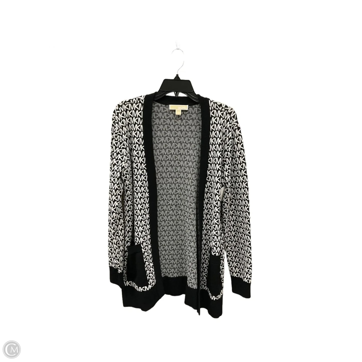 Cardigan By Michael By Michael Kors In Black & White, Size: M