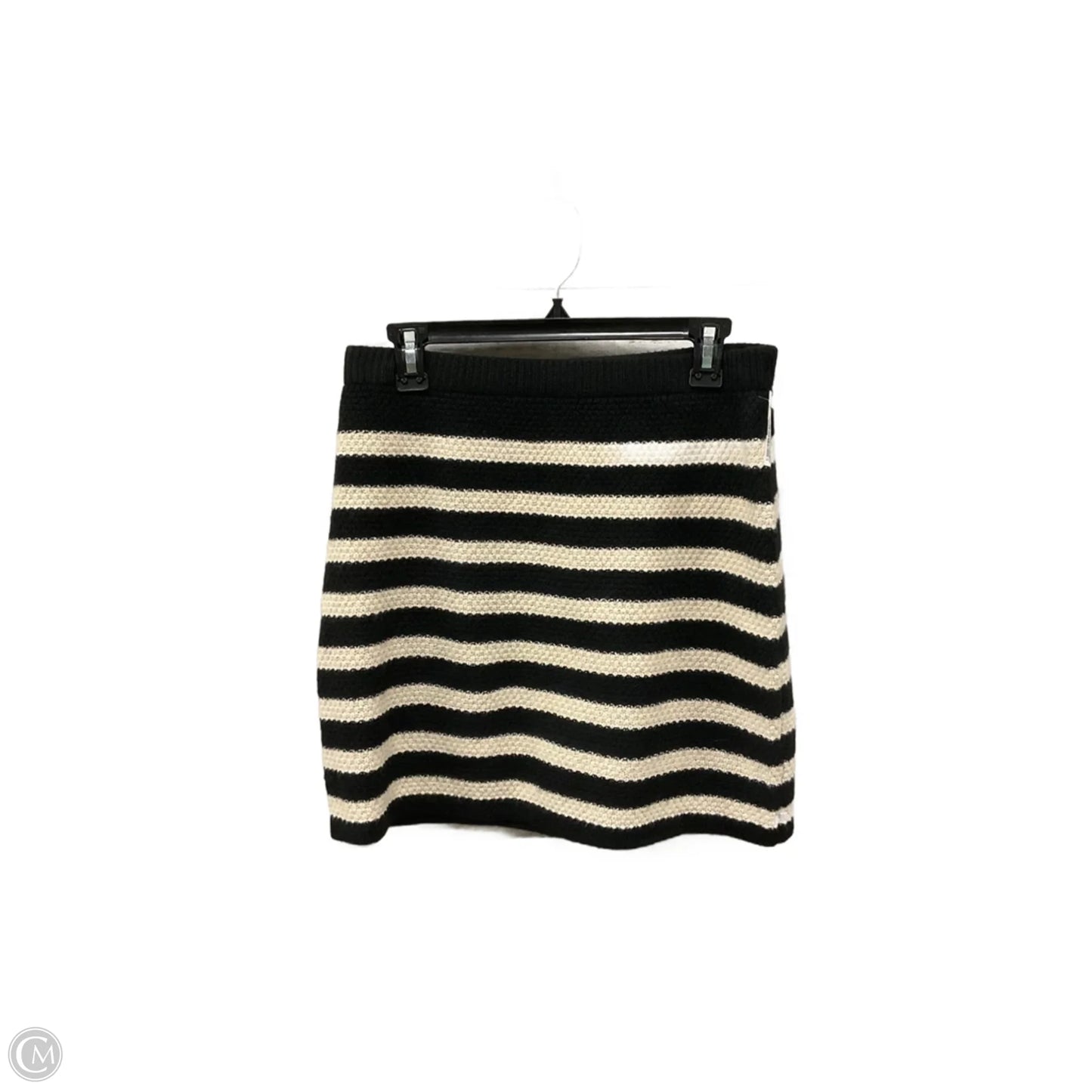 Skirt Midi By A New Day In Striped Pattern, Size: 8