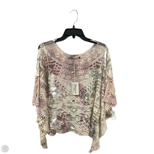 Poncho By Clothes Mentor In Multi-colored, Size: Osfm