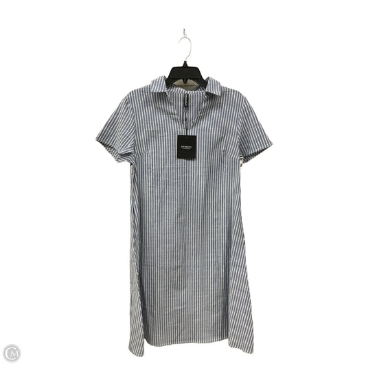 Dress Casual Midi By Cmf In Blue, Size: S