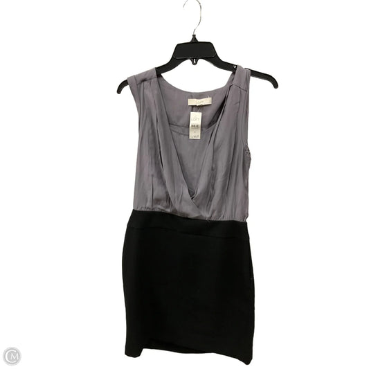 Dress Work By Loft In Black & Silver, Size: M
