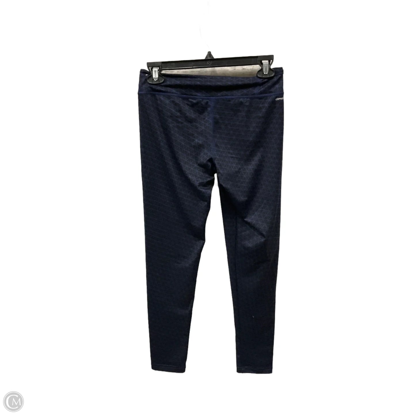 Athletic Leggings By Adidas In Black & Blue, Size: S