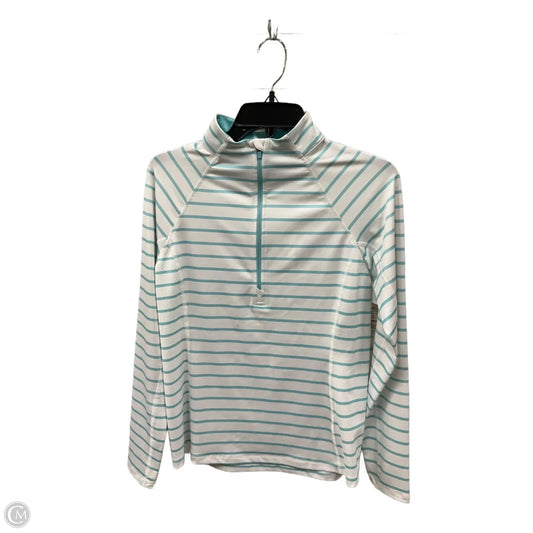 Athletic Sweatshirt Collar By Vineyard Vines In Blue & White, Size: S