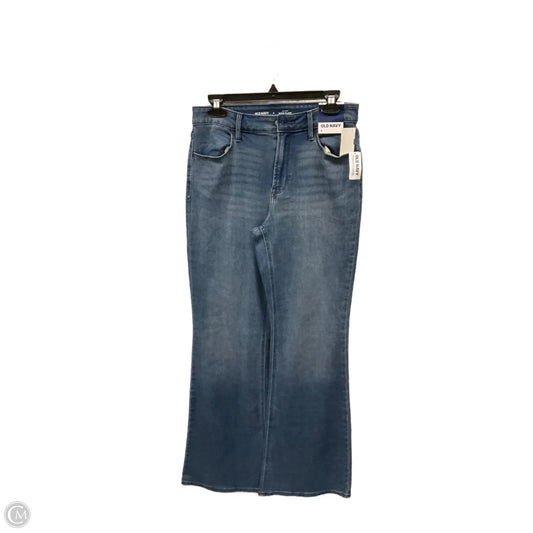 Jeans Flared By Old Navy In Blue Denim, Size: 8