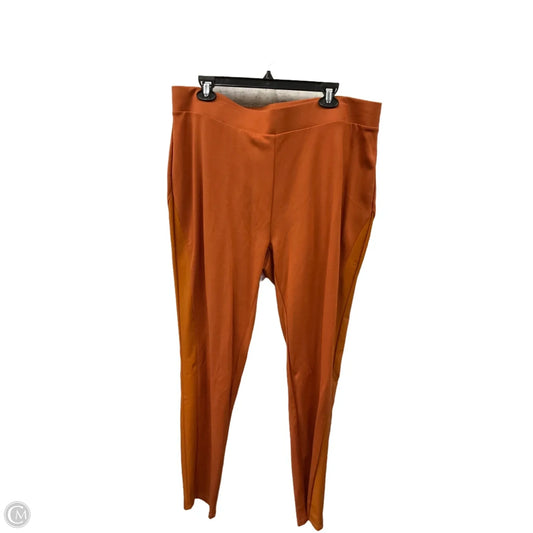 Pants Leggings By Ashley Stewart In Orange, Size: 22