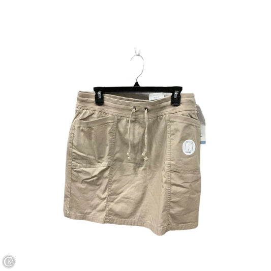 Skort By Croft And Barrow In Tan, Size: 14