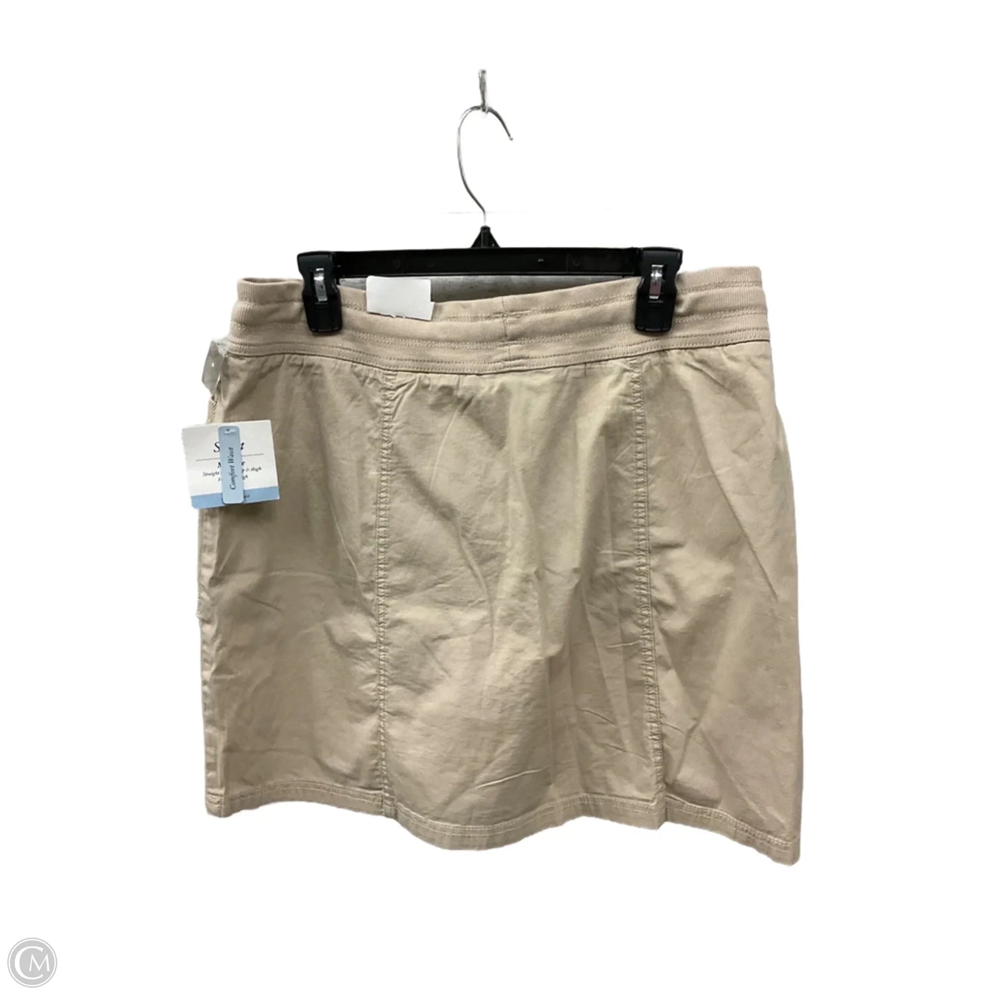 Skort By Croft And Barrow In Tan, Size: 14