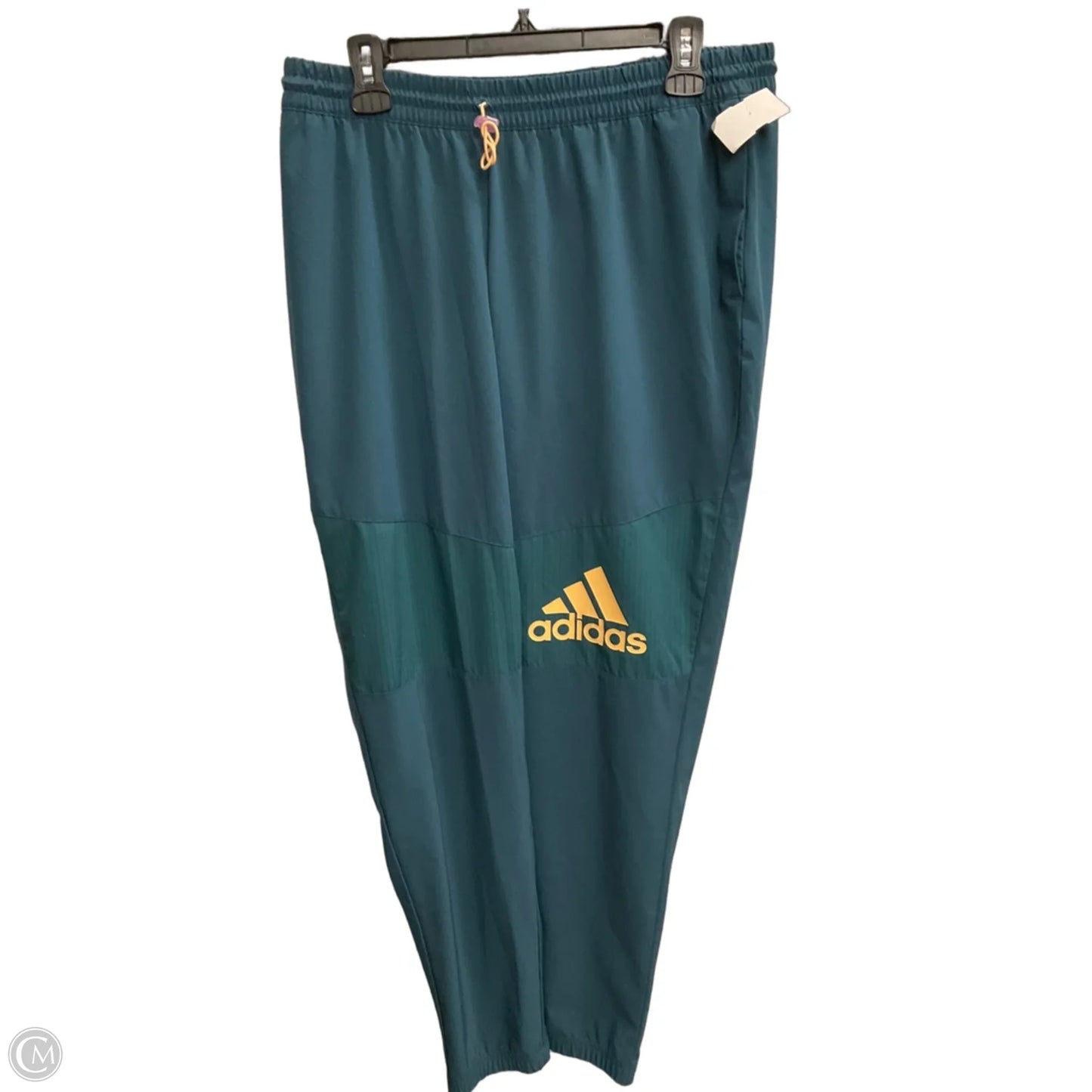 Athletic Pants By Adidas In Teal, Size: L