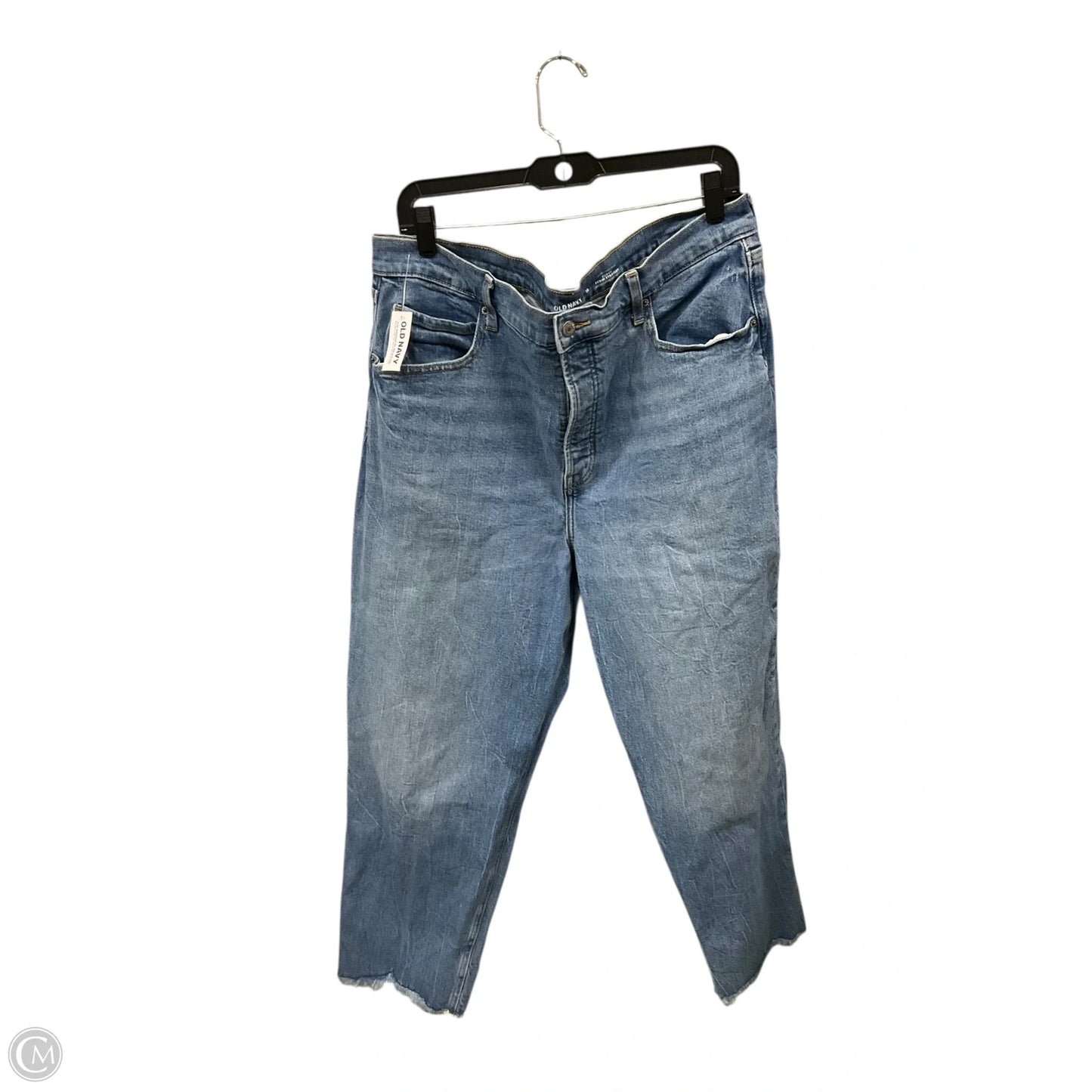 Jeans Straight By Old Navy In Blue Denim, Size: 18