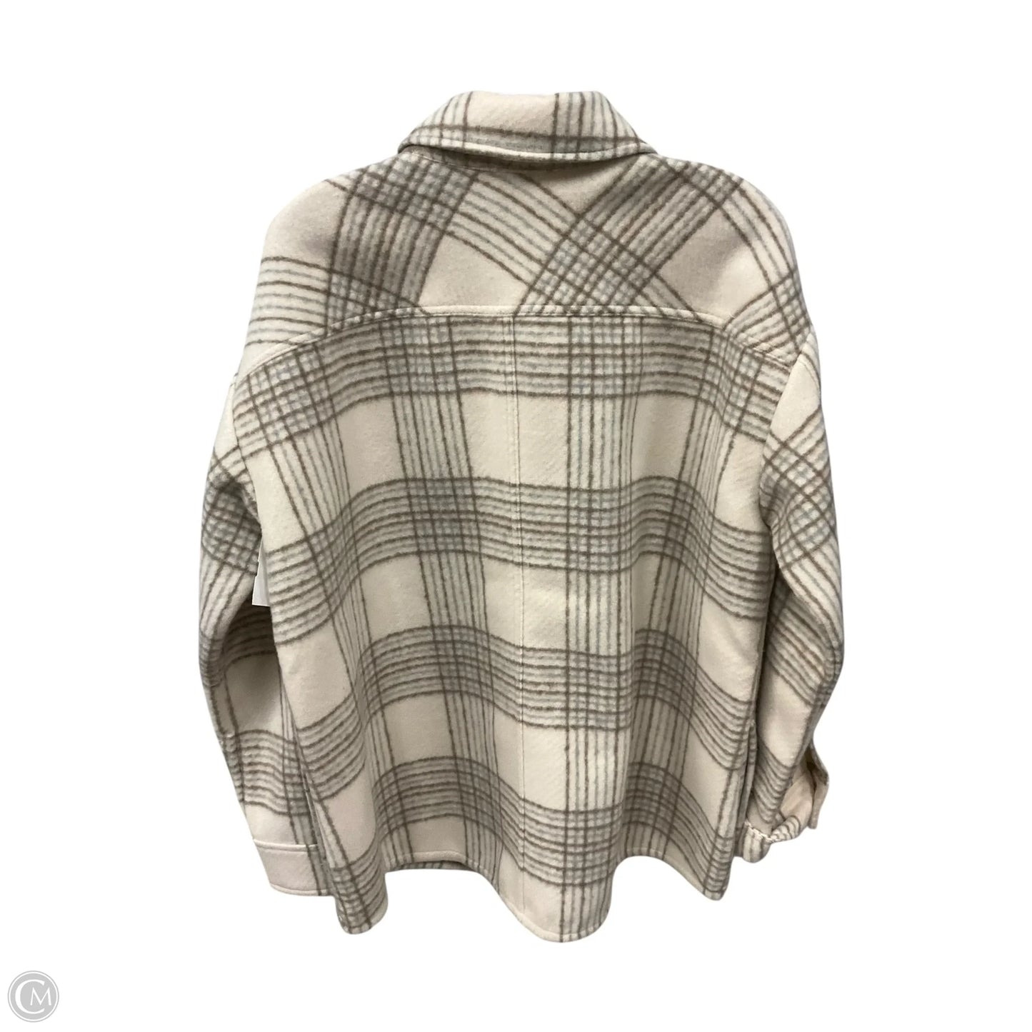 Jacket Shirt By J. Jill In Cream, Size: L